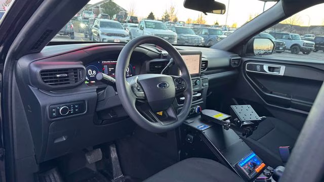 2025 Agate Black Ford Utility Police Interceptor Base AWD SUV