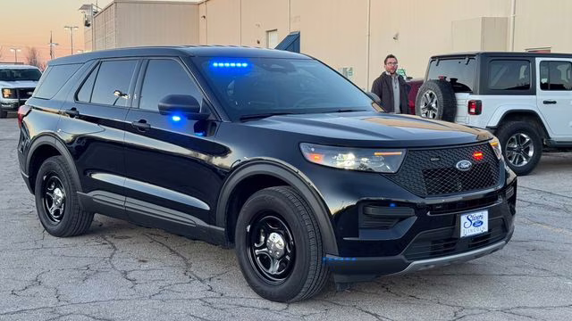 2025 Agate Black Ford Utility Police Interceptor Base AWD SUV