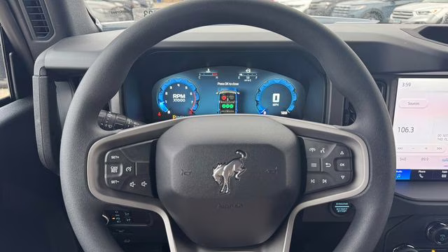 2025 Azure Gray Metallic Tri-Coat Ford Bronco Base 4X4 SUV