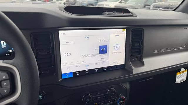 2025 Azure Gray Metallic Tri-Coat Ford Bronco Base 4X4 SUV