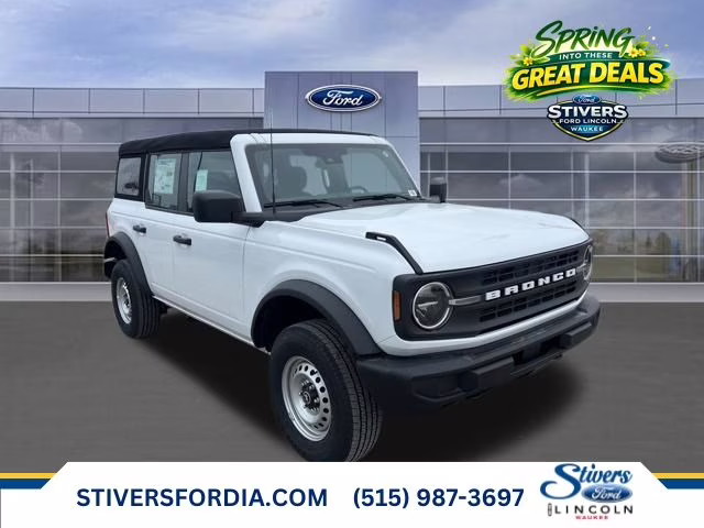 2025 Oxford White Ford Bronco Base 4X4 SUV