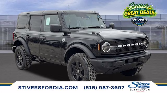 2025 Shadow Black Ford Bronco Big Bend 4X4 SUV