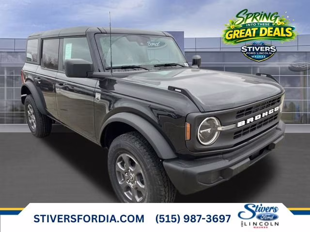 2025 Shadow Black Ford Bronco Big Bend 4X4 SUV