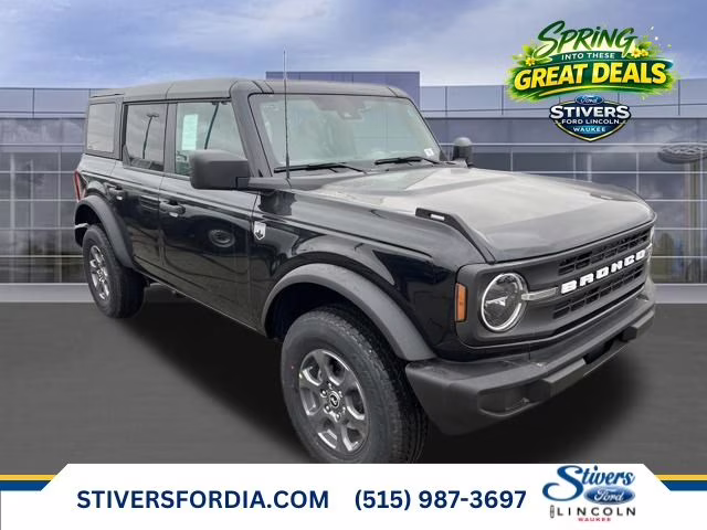 2025 Shadow Black Ford Bronco Big Bend 4X4 SUV