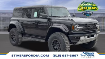 2025 Shadow Black Ford Bronco Raptor 4X4 SUV