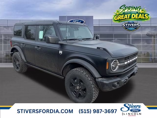 2025 Shadow Black Ford Bronco Big Bend 4X4 SUV