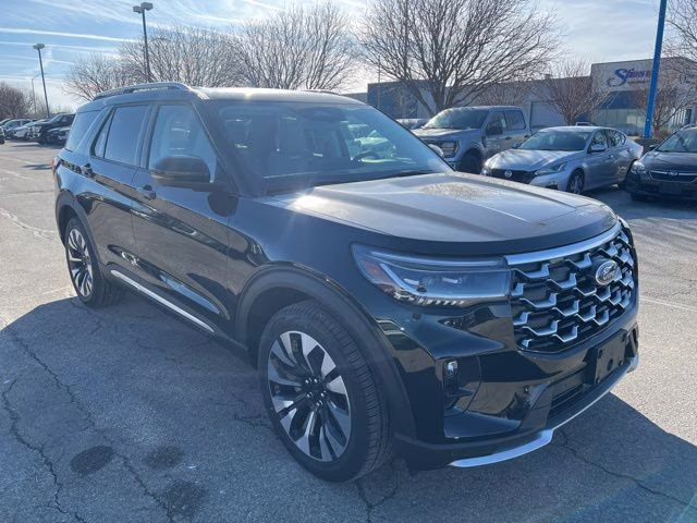 2026 Black Metallic Ford Explorer Platinum 4X4 SUV