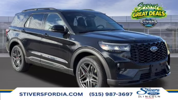 2026 Agate Black Metallic Ford Explorer ST-Line 4X4 SUV