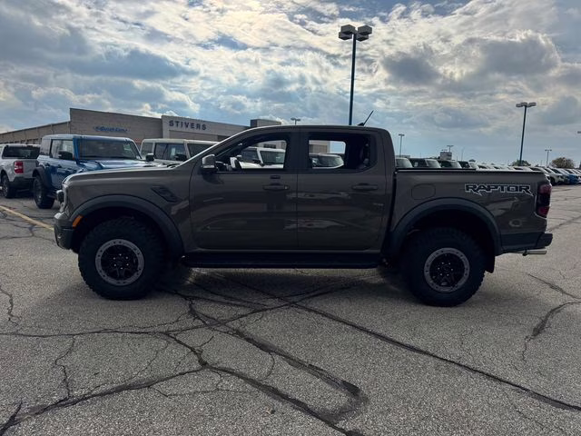 2025 Gray Ford Ranger Raptor 4X4 Truck