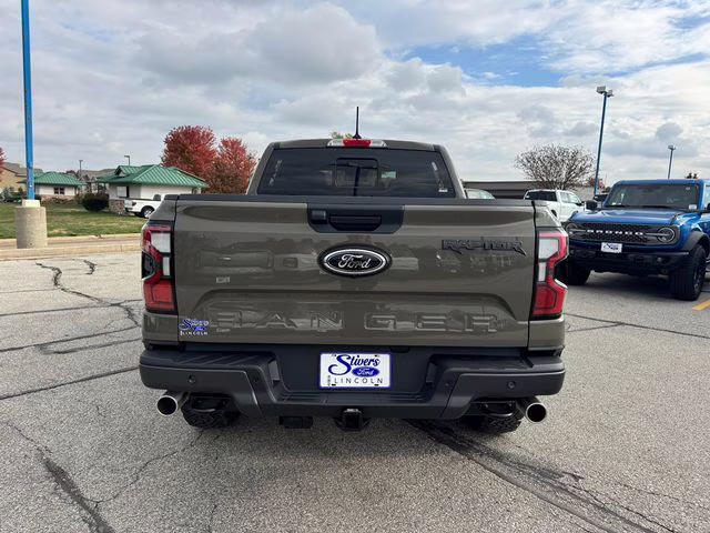 2025 Gray Ford Ranger Raptor 4X4 Truck