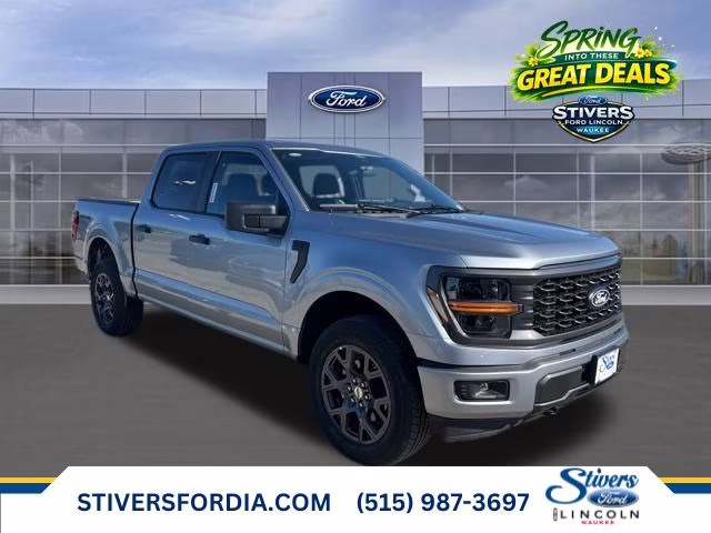 2026 Iconic Silver Metallic Ford F-150 STX 4X4 Truck