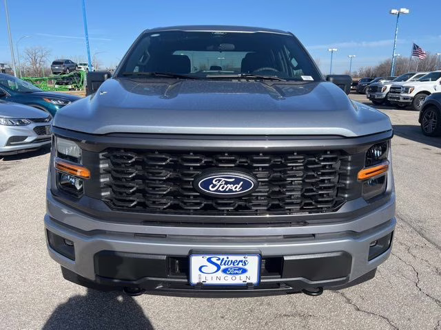 2026 Iconic Silver Metallic Ford F-150 STX 4X4 Truck