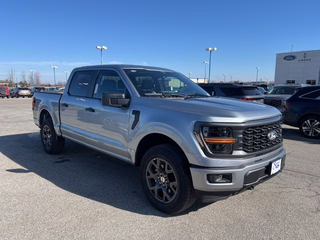 2026 Iconic Silver Metallic Ford F-150 STX 4X4 Truck