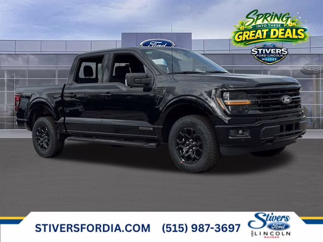 2025 Agate Black Metallic Ford F-150 XLT 4X4 Truck