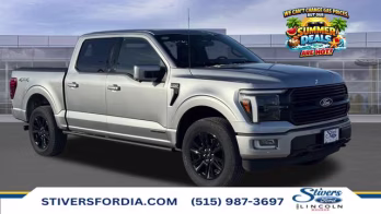 2025 Silver Metallic Ford F-150 Platinum 4X4 Truck