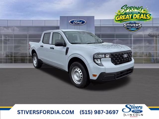 2026 White Metallic Ford Maverick XL AWD Truck