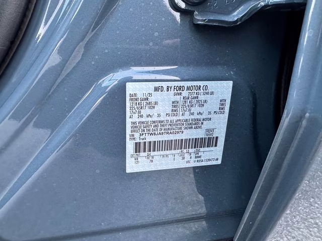 2026 Azure Gray Metallic Ford Maverick XLT AWD Truck