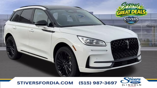 2026 Pristine White Metallic Tri-Coat Lincoln Corsair Reserve AWD SUV