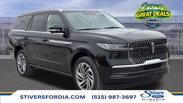 2026 Infinite Black Metallic Clearcoat Lincoln Navigator Reserve 4X4 SUV