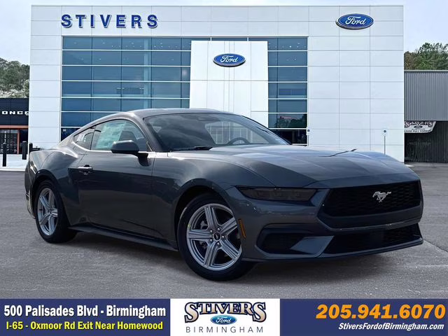 2026 Carbonized Gray Metallic Ford Mustang EcoBoost RWD Coupe
