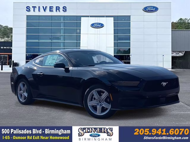 2026 Shadow Black Ford Mustang EcoBoost RWD Coupe