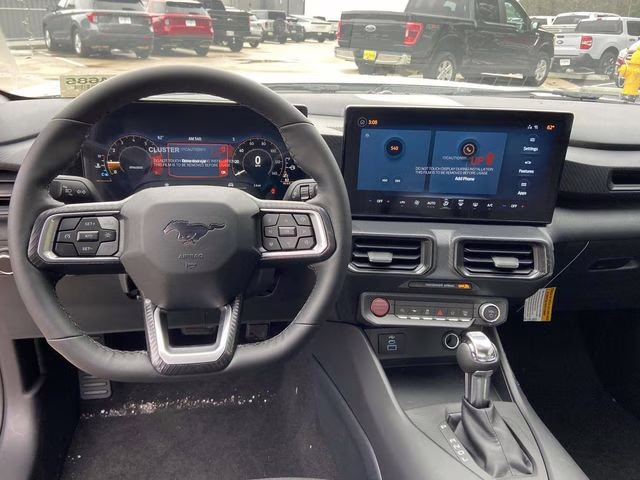 2025 Carbonized Gray Metallic Ford Mustang EcoBoost RWD Coupe