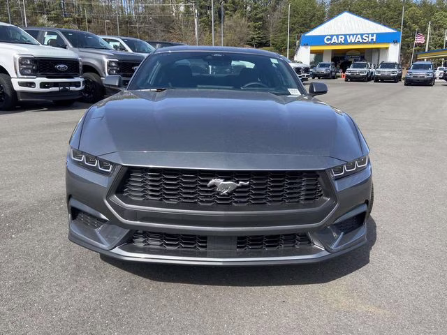 2025 Carbonized Gray Metallic Ford Mustang EcoBoost RWD Coupe