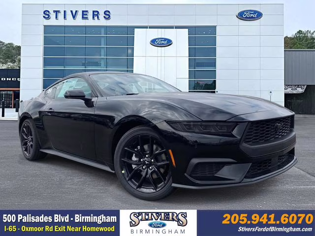 2026 Shadow Black Ford Mustang EcoBoost RWD Coupe
