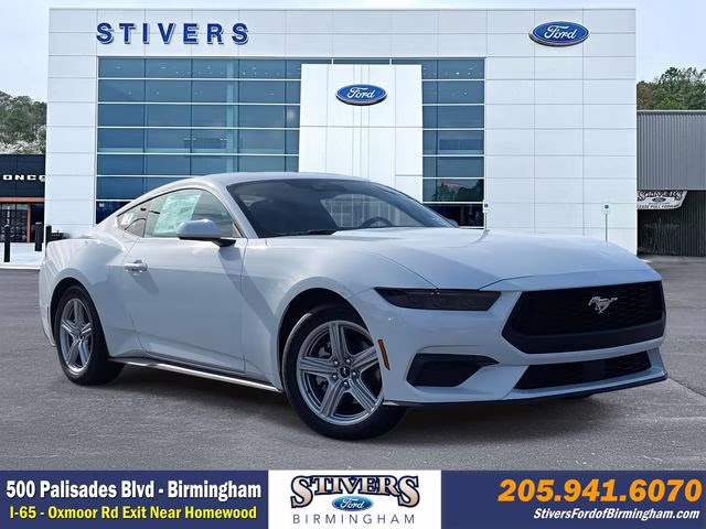 2026 Oxford White Ford Mustang EcoBoost RWD Coupe