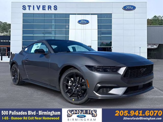 2026 Carbonized Gray Metallic Ford Mustang EcoBoost RWD Coupe