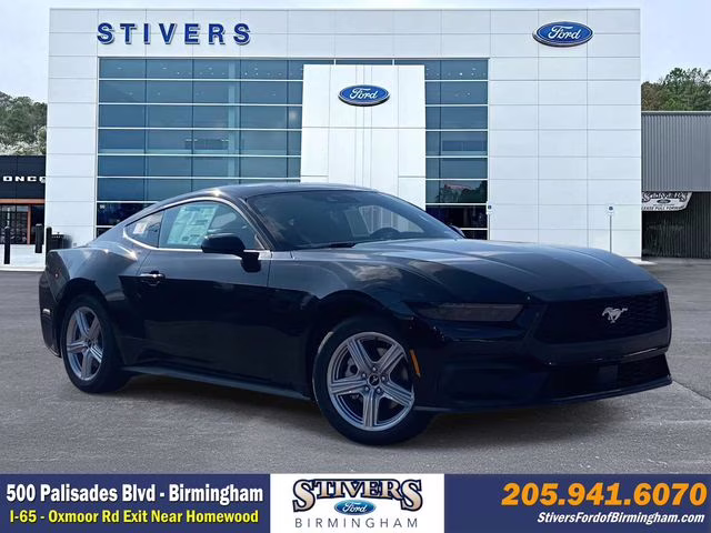 2026 Shadow Black Ford Mustang EcoBoost RWD Coupe