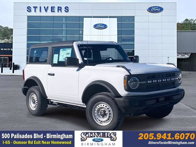 2025 Oxford White Ford Bronco Base 4X4 SUV