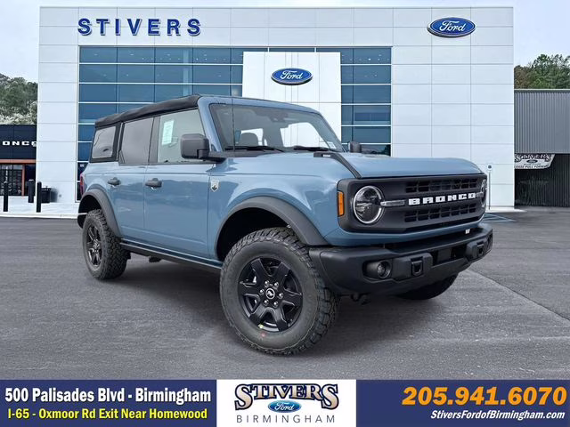 2025 Azure Gray Metallic Ford Bronco Big Bend 4X4 SUV