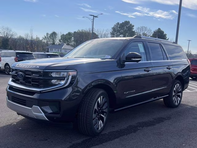 2025 Dark Matter Gray Metallic Ford Expedition Max Platinum 4X4 SUV