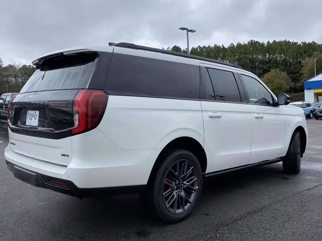 2025 Star White Metallic Tri-Coat Ford Expedition Max Platinum 4X4 SUV