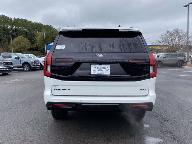2025 Star White Metallic Tri-Coat Ford Expedition Max Platinum 4X4 SUV