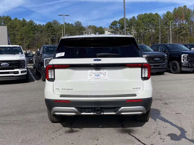 2026 White Metallic Ford Explorer Platinum 4X4 SUV