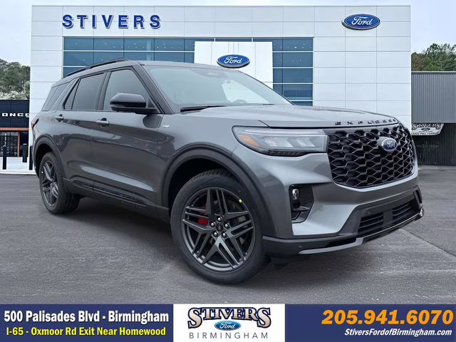 2026 Carbonized Gray Metallic Ford Explorer ST-Line 4X4 SUV