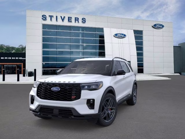 2026 White Metallic Ford Explorer ST 4X4 SUV