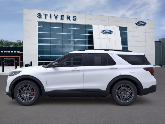 2026 White Metallic Ford Explorer ST 4X4 SUV