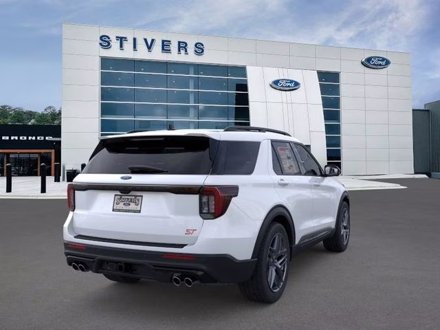 2026 White Metallic Ford Explorer ST 4X4 SUV