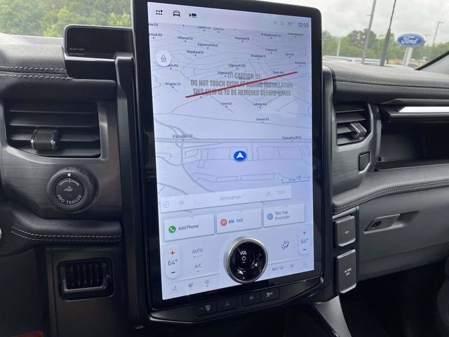 2025 Antimatter Blue Metallic Ford F-150 Lightning Flash AWD Truck