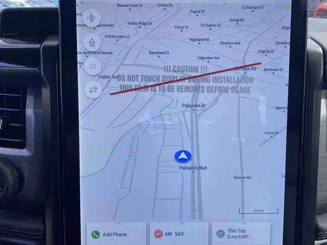 2025 Antimatter Blue Metallic Ford F-150 Lightning Flash AWD Truck