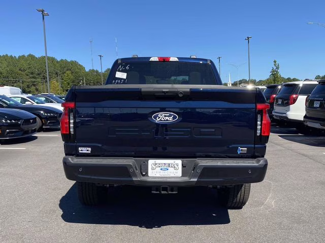 2025 Antimatter Blue Metallic Ford F-150 Lightning Flash AWD Truck