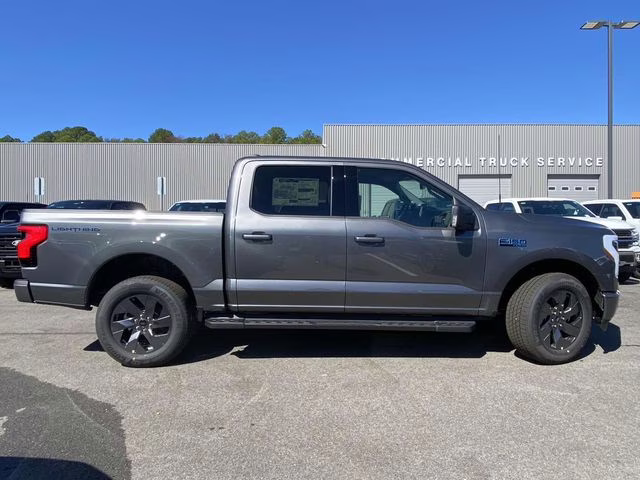 2025 Carbonized Gray Metallic Ford F-150 Lightning Flash AWD Truck