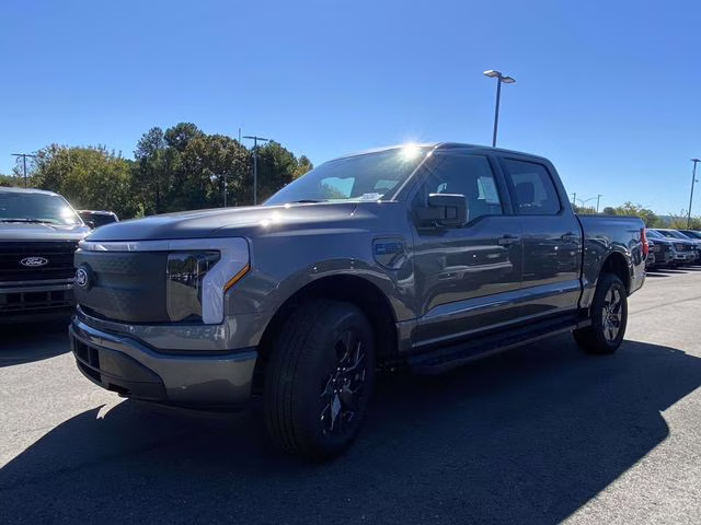 2025 Carbonized Gray Metallic Ford F-150 Lightning Flash AWD Truck