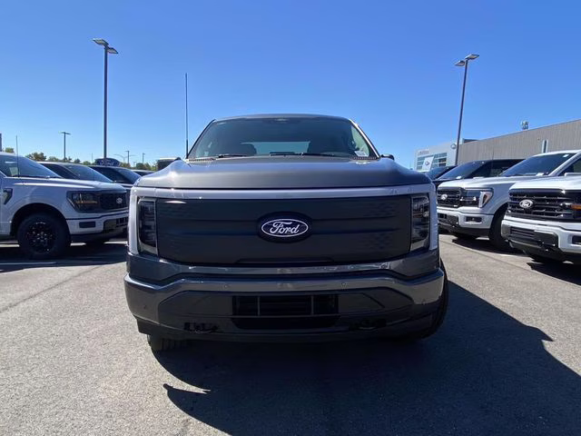 2025 Carbonized Gray Metallic Ford F-150 Lightning Flash AWD Truck