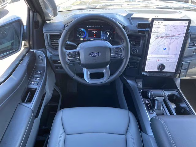 2025 Carbonized Gray Metallic Ford F-150 Lightning Flash AWD Truck