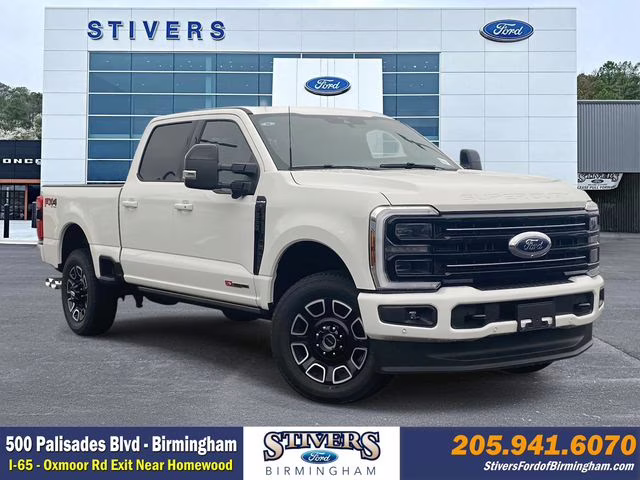 2026 Star White Metallic Tri-Coat Ford Super Duty F-250 SRW Platinum 4X4 Truck