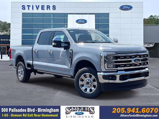 2026 Glacier Gray Ford Super Duty F-350 SRW Lariat 4X4 Truck